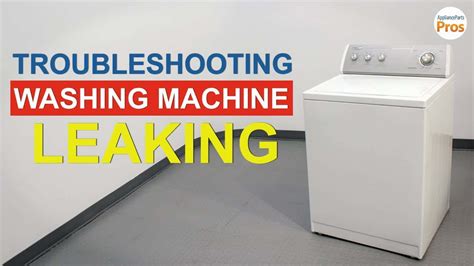 washing machine leaking from bottom during spin cycle|Washing Machine Leaking from the Bottom During Fill。